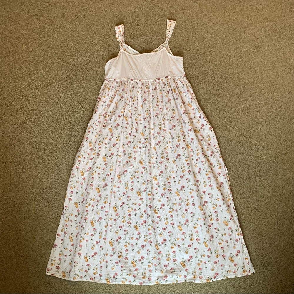 Vintage Victoria’s Secret Country Floral Boho Dress Prairie Gown Cottage Medium - Picture 4 of 16